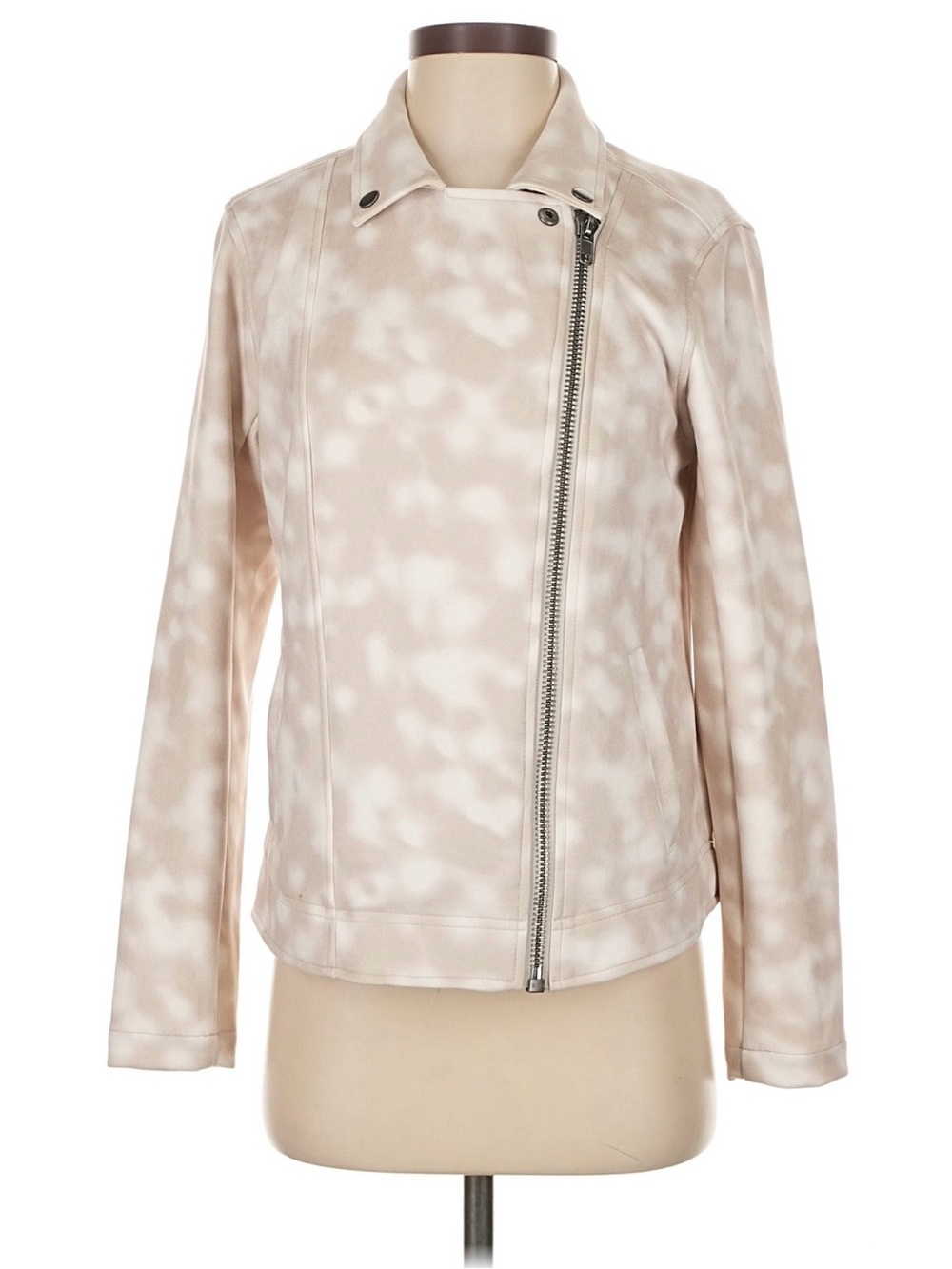 Hippie Tribe Printed Tie-Dye Moto Jacket